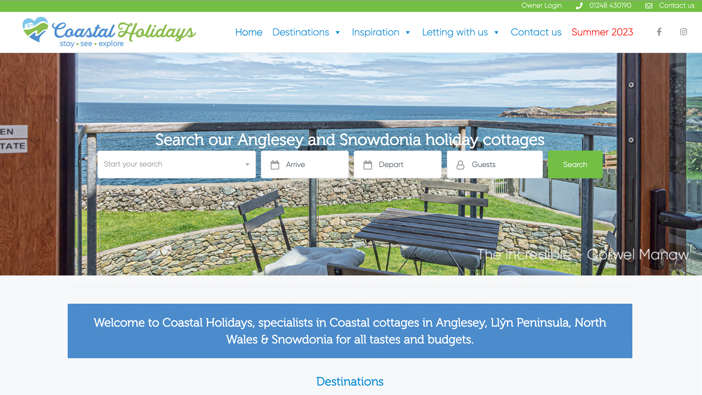 Coastal holidays old